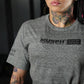 Crop Top Built By Discipline - Charcoal Heather