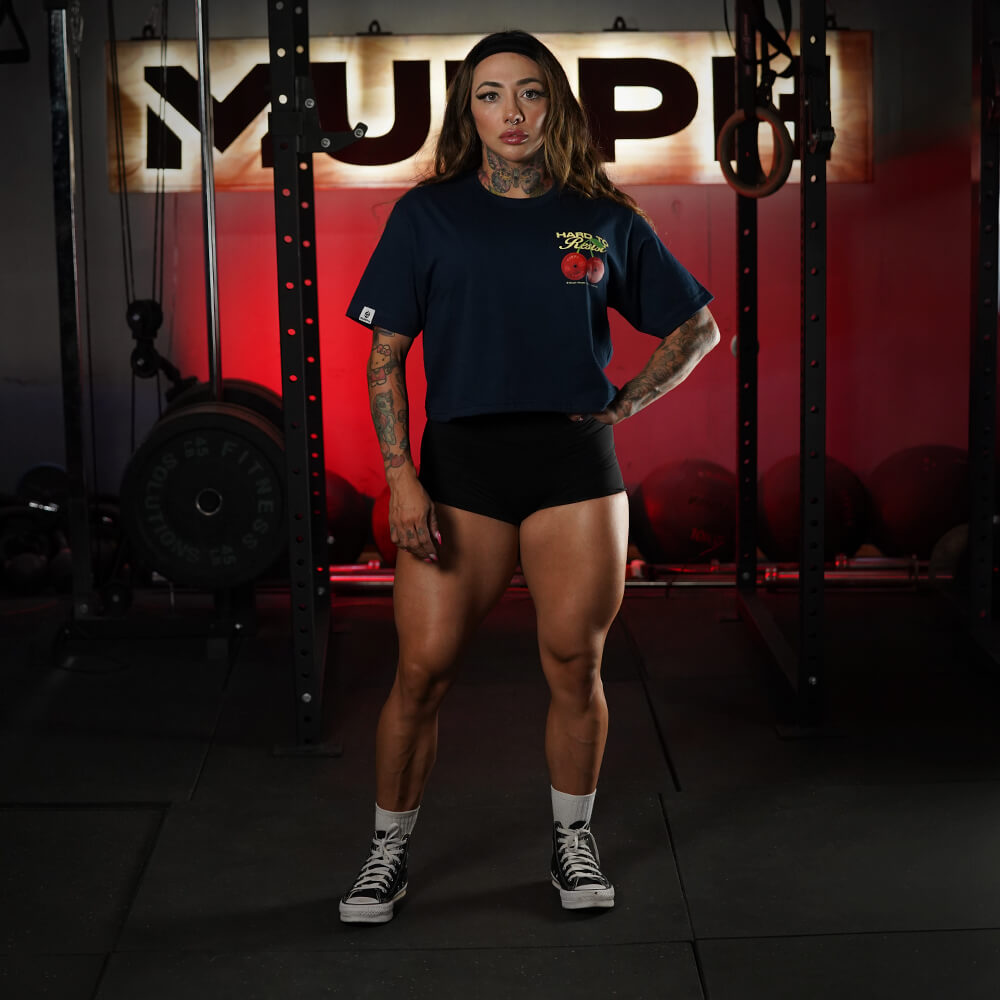 Crop Top HARD TO RESIST - Navy Blue