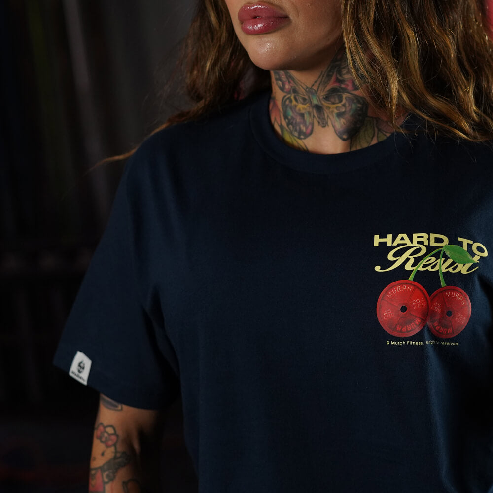 Crop Top HARD TO RESIST - Navy Blue