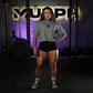Crop Top Lifting Dept - Heather Gray