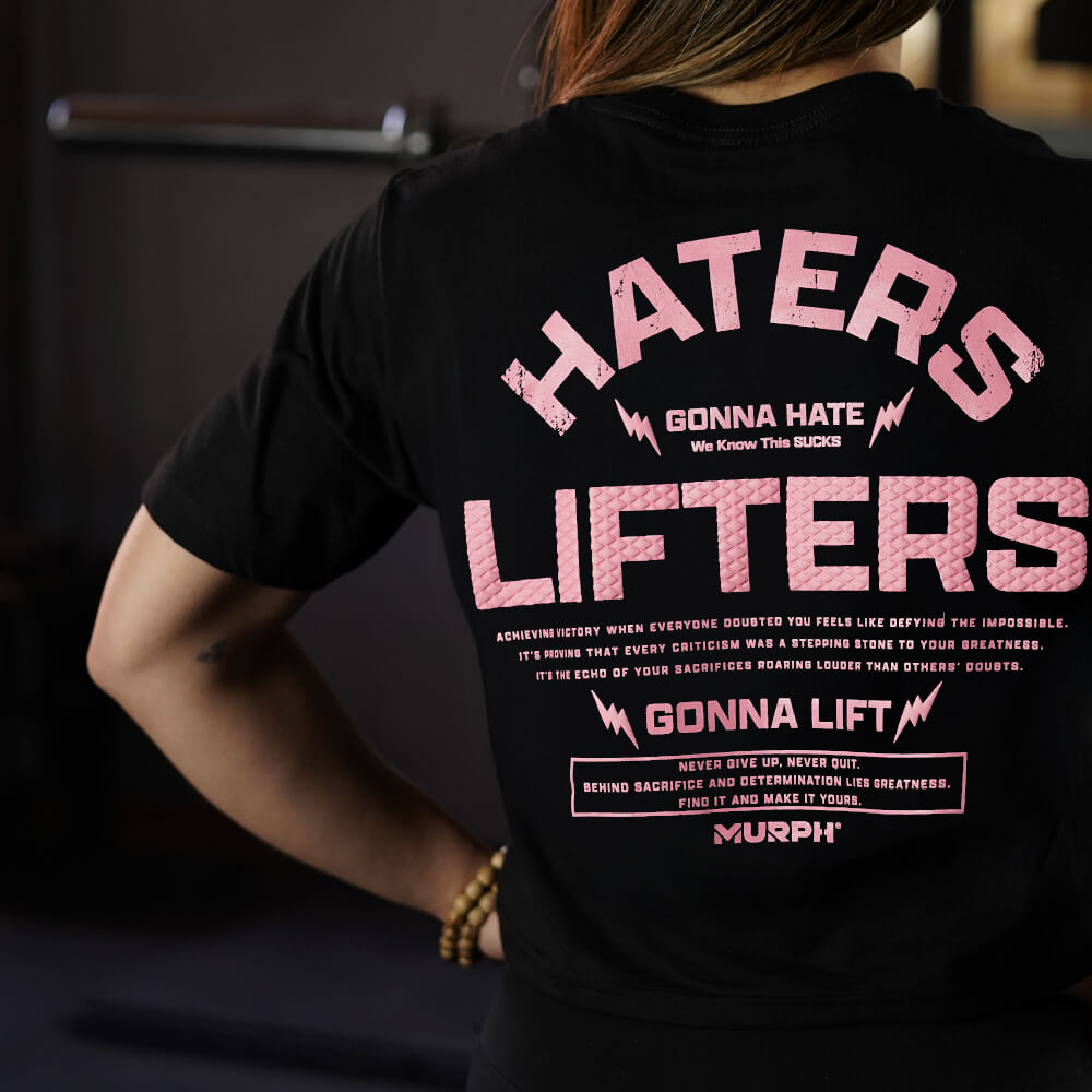 Crop Top Haters Vs Lifters - Negro