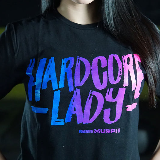 Crop Top Hardcore Lady - Negro