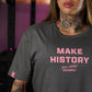 Crop Top Make History - Gris Charcoal