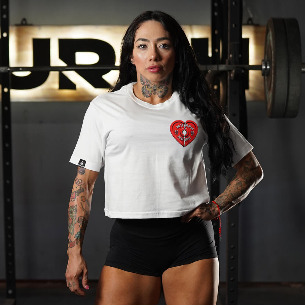 Crop Top BREAK PRs - Blanco