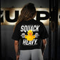 Crop Top SQUACK HEAVY - Negro
