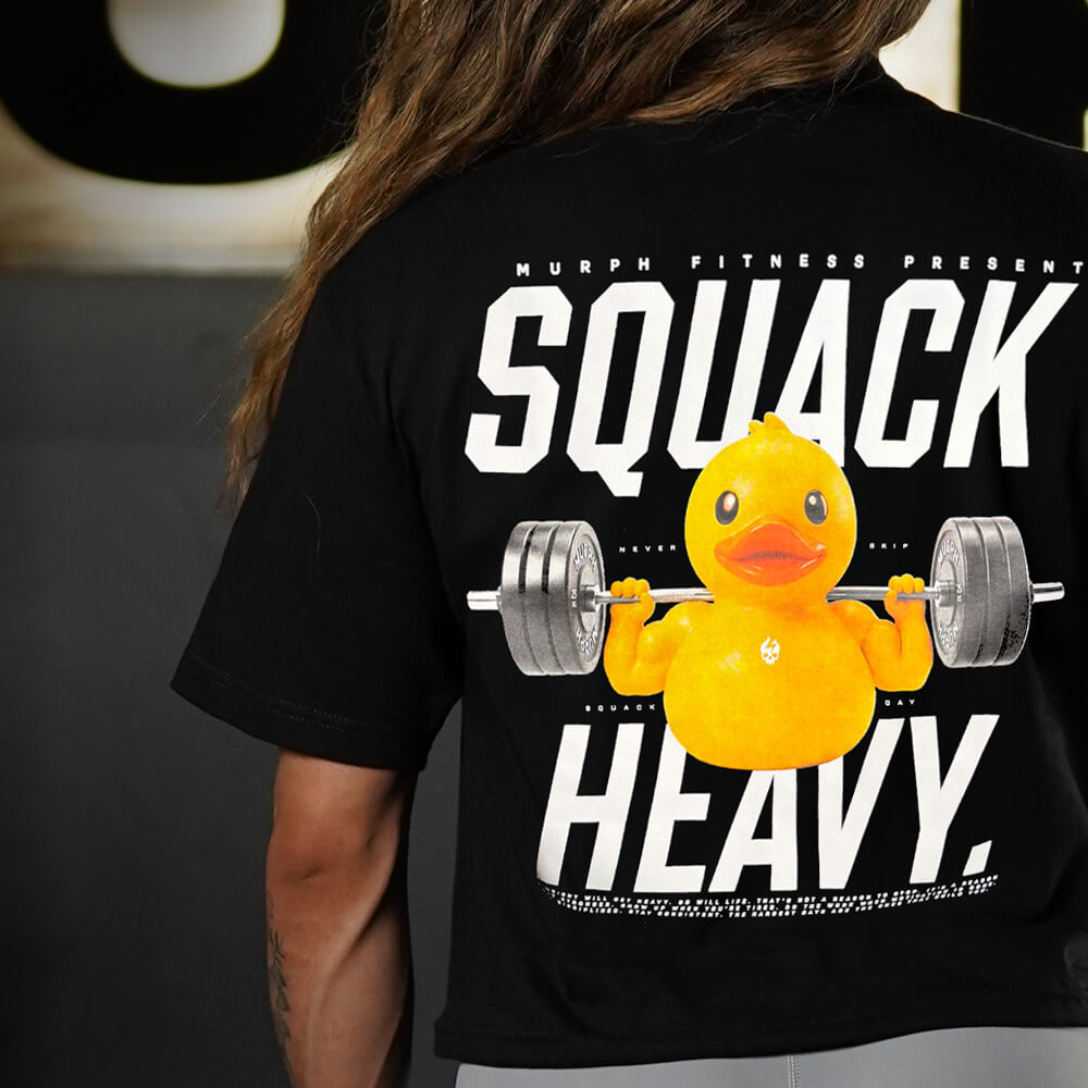 Crop Top SQUACK HEAVY - Negro