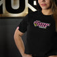 Crop Top Powerful Girls - Negro