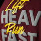 Polera Largo Intermedio LIFT HEAVY & RUN FAST - Burdeo