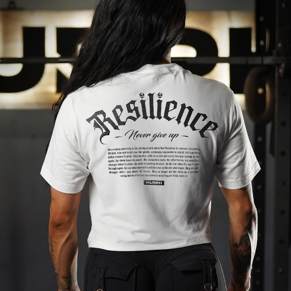 Crop Top Resilience - Blanco