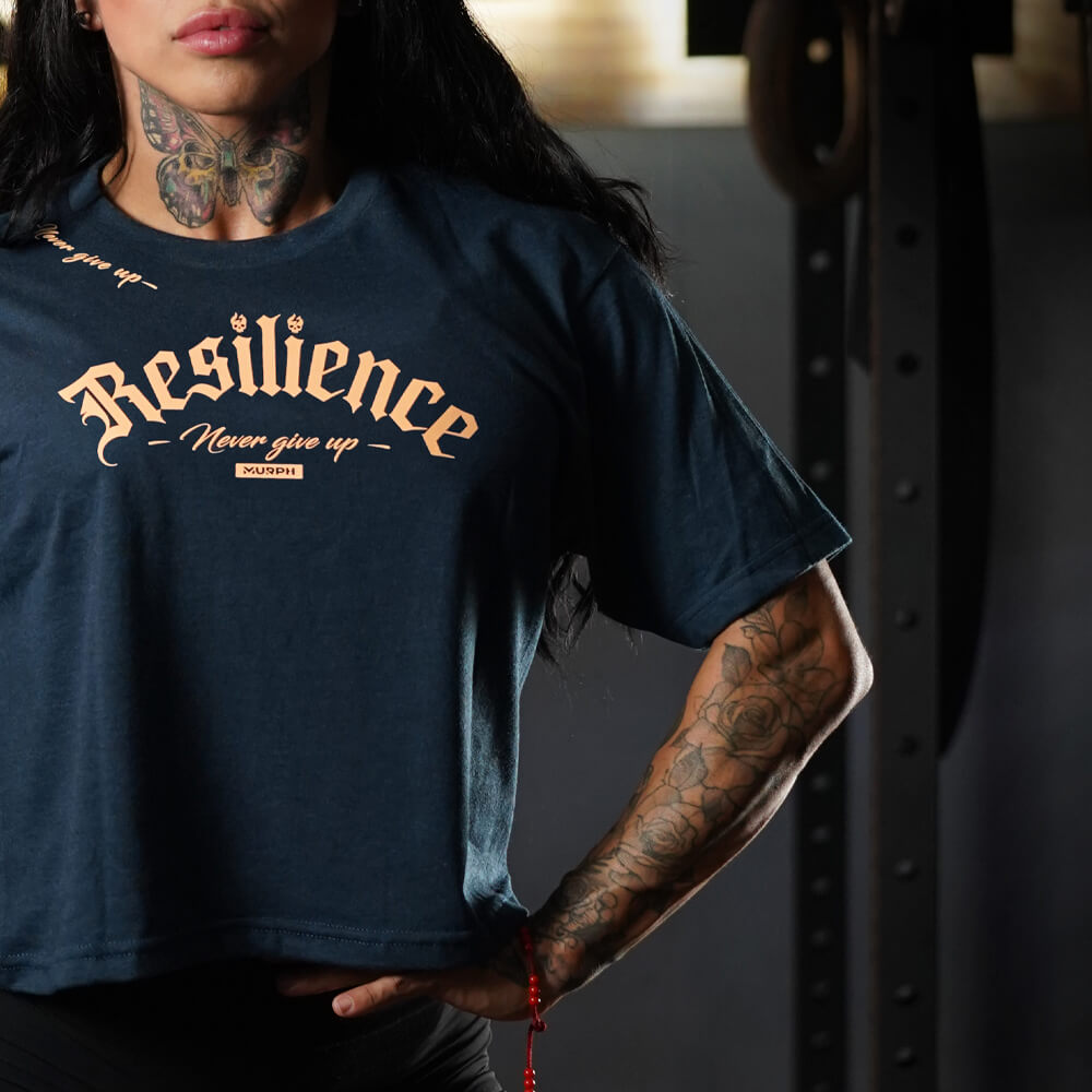 Crop Top Resilience - Navy Blue