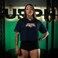 Crop Top Anatomy Of the Snatch - Navy Blue