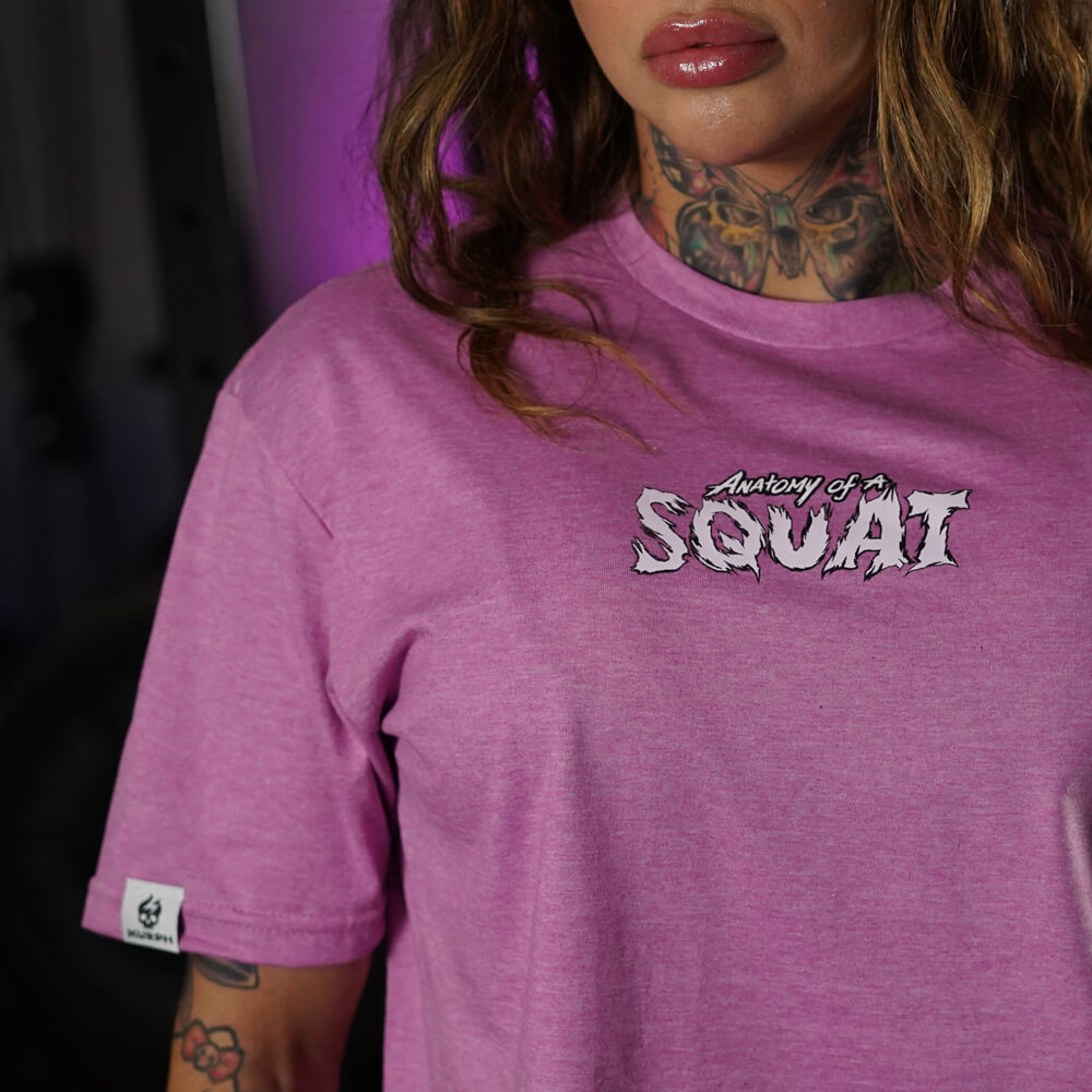 Crop Top Anatomy Of Squat - Orquídea
