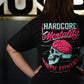 Polera Largo Intermedio Hardcore Mentality - Negro