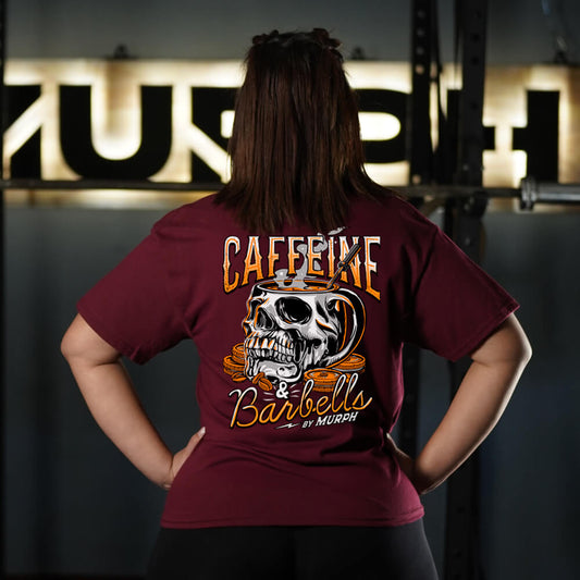 Polera Largo Intermedio Caffeine & Barbells - Burdeo