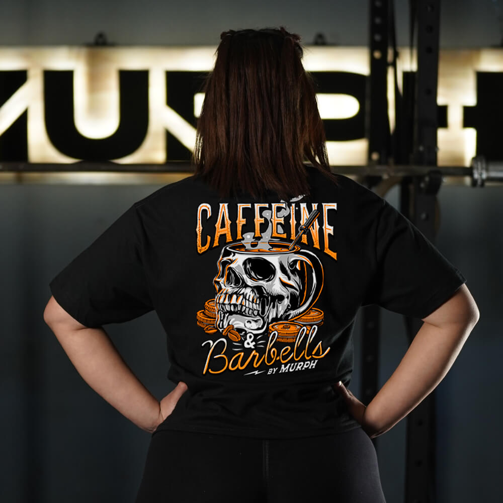 Polera Largo Intermedio Caffeine & Barbells - Negro