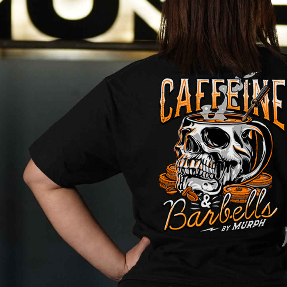 Polera Largo Intermedio Caffeine & Barbells - Negro