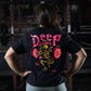 Polera Largo Intermedio Deep And Heavy - Negro