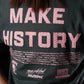 Polera Largo Intermedio Make History - Gris Charcoal