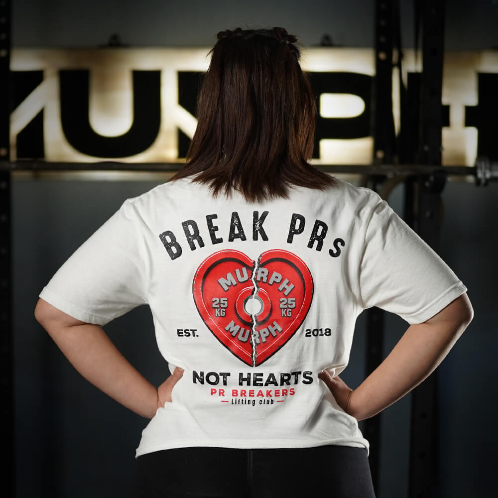 Polera Largo Intermedio BREAK PRs - Blanco