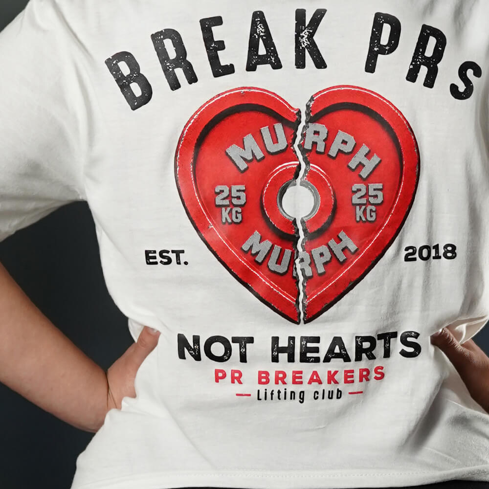 Polera Largo Intermedio BREAK PRs - Blanco