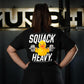 Polera Largo Intermedio SQUACK HEAVY - Negro