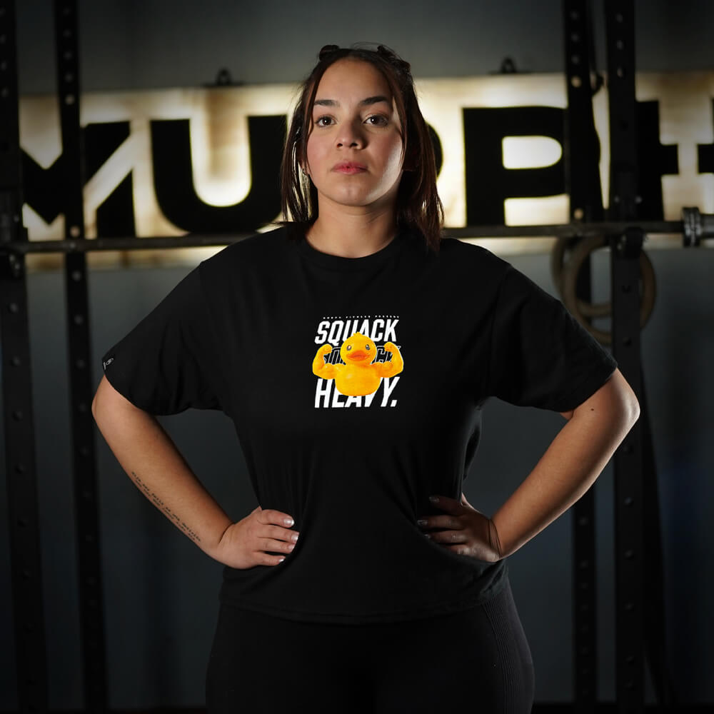 Polera Largo Intermedio SQUACK HEAVY - Negro