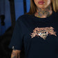 Polera Largo Intermedio Anatomy Of the Snatch - Navy Blue