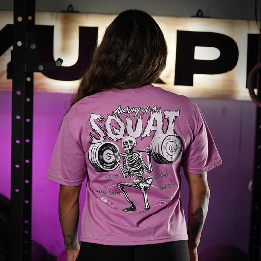 Polera Largo Intermedio Anatomy Of Squat - Orquidea