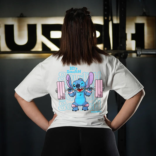 Polera Largo Intermedio Lift & Squitch - Blanco