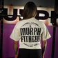 Crop Top Oversize Barbell Texture - Sweet Cream