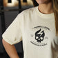 Crop Top Oversize Barbell Texture - Sweet Cream