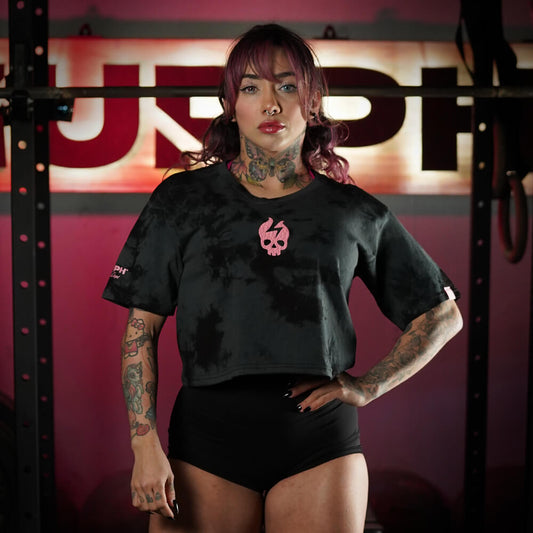 Crop Oversize Lifting Dept - Black Storm