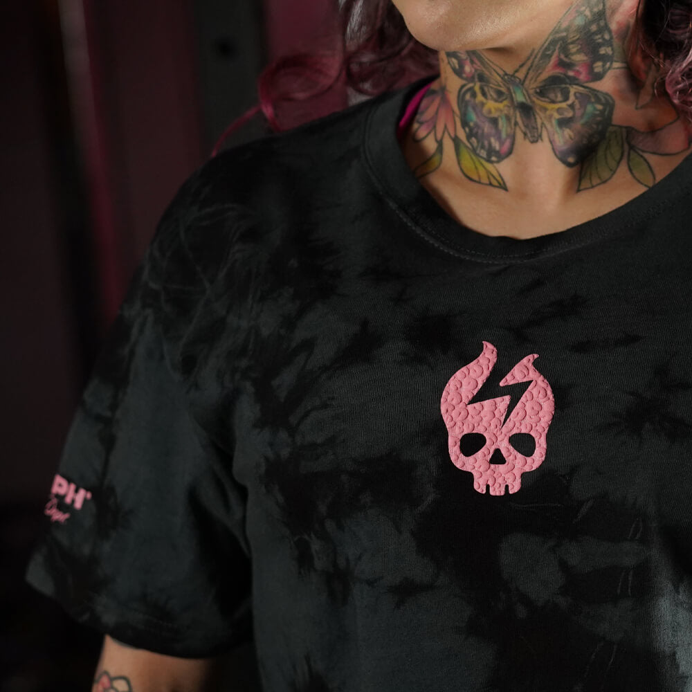 Crop Oversize Lifting Dept - Black Storm