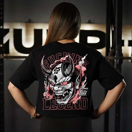 Crop Oversize PRO Fucking Legend - Negro