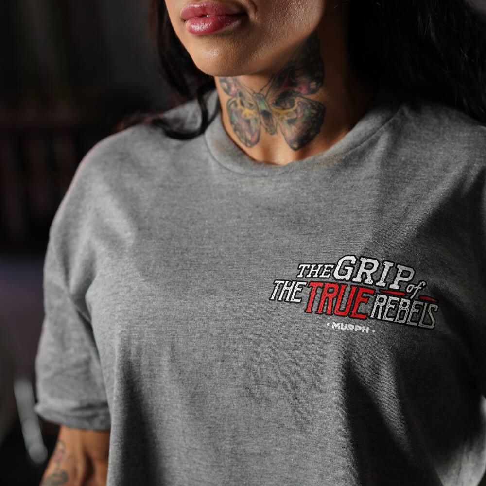 Crop Oversize PRO Fook Grip - Heather Gray