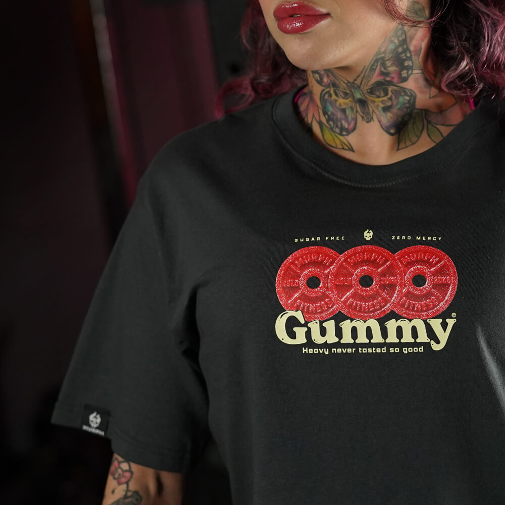 Crop Top Oversize GUMMY - Gris Charcoal