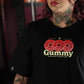 Crop Top Oversize GUMMY - Negro