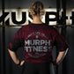 Crop Top Oversize Murph Like Hell - Maroon Storm