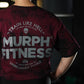 Crop Top Oversize Murph Like Hell - Maroon Storm