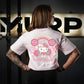 Crop Top Oversize Hello Murph - Pink