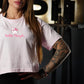 Crop Top Oversize Hello Murph - Pink