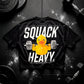 Crop Top Oversize SQUACK HEAVY - Negro