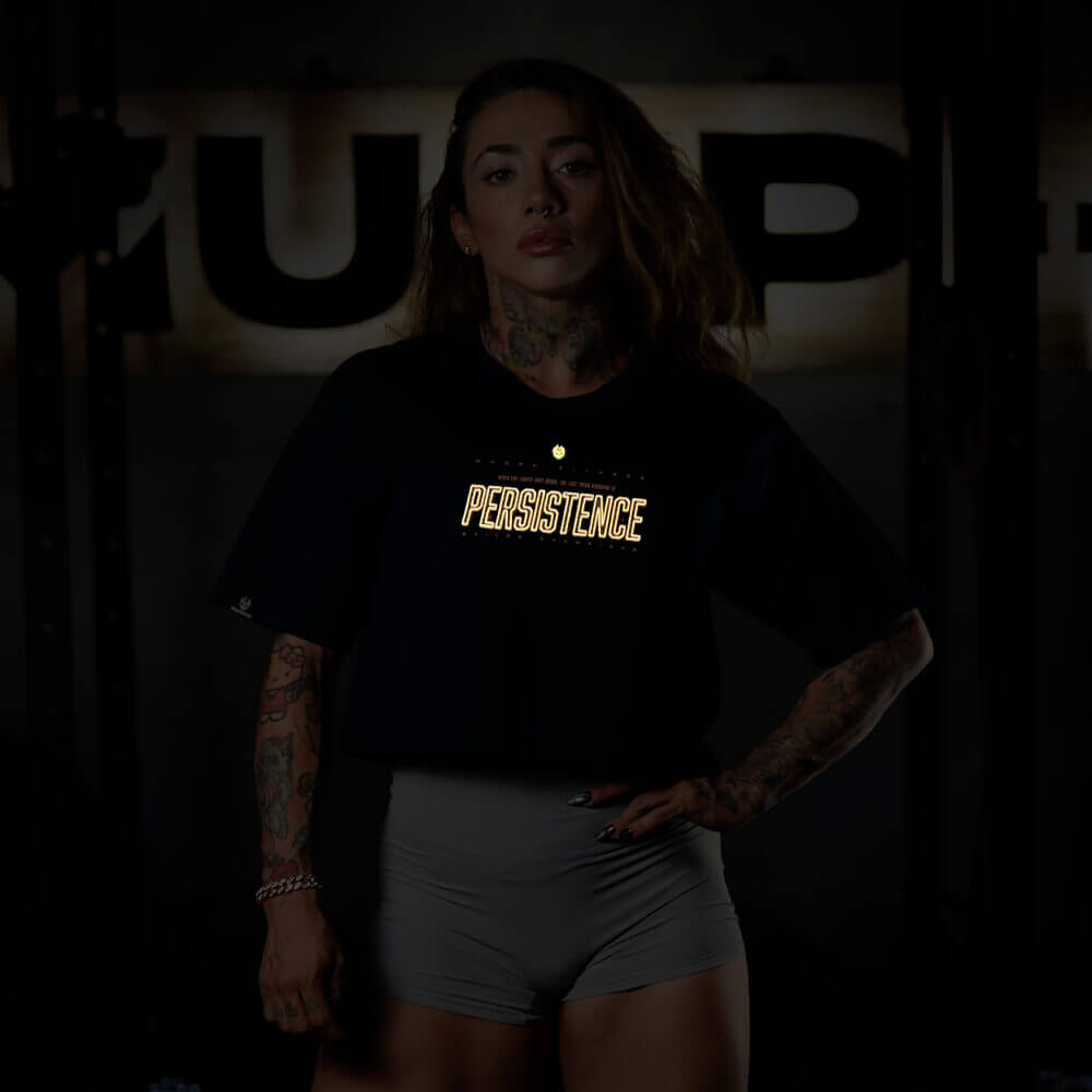 Crop Top Oversize PERSISTENCE - Navy