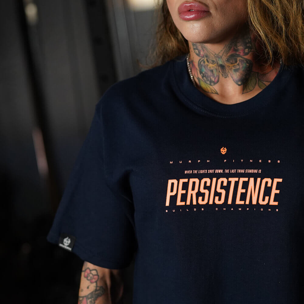 Crop Top Oversize PERSISTENCE - Navy