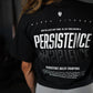 Crop Top Oversize PERSISTENCE - Negro