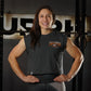 Crop Top Oversize Sleeveless Caffeine & Barbells - Gris Charcoal