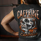 Crop Top Oversize Sleeveless Caffeine & Barbells - Gris Charcoal