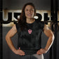 Crop Oversize Sleeveless Lifting Dept - Black Storm