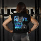 Crop Top Oversize Sleeveless Lift and Dogs - Negro