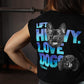 Crop Top Oversize Sleeveless Lift and Dogs - Negro